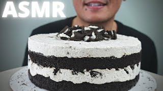 ASMR  Homemade Oreo Cream Chocolate Cake  The Hangry Mole [upl. by Akinuahs882]