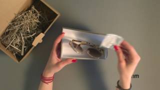 eyerim presents Unboxing of Jimmy Choo ANDIES J7ANH sunglasses [upl. by Kcirrek189]