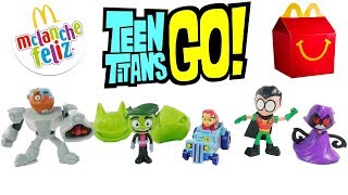 Jovens Titãs em Ação  Teen Titans Go Coleção Completa McLanche Feliz Ago17 Review em portugues [upl. by Mclaughlin]