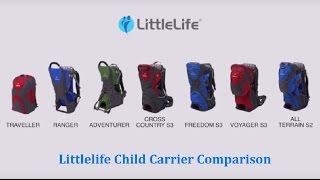 Littlelife Child Carrier Comparison [upl. by Renaldo]