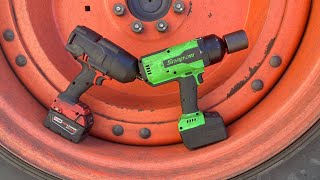 Milwaukee brushless impact vs snap on brushless impact pt 3 [upl. by Hurlow763]