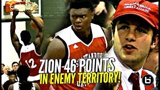 Zion Williamson 46 POINTS vs Jalen Lecque in SEASON OPENER Makes NC Hoops HISTORY [upl. by Stuckey]