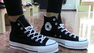 CONVERSE Botas Plataforma Negras  Tienda Converse Valencia 2019 2020 [upl. by Renault]