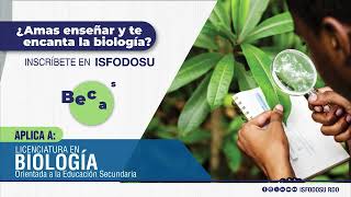 Licenciatura en Biología orientada a la Educación Secundaría  ISFODOSU [upl. by Sesom]