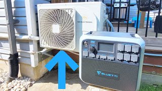 Can You Run A MiniSplit AC On A Bluetti AC200P Power Station [upl. by Annekim]