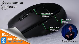 3Dconnexion CadMouse Pro Wireless Review I switched immediately [upl. by Divadnoj]