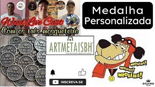 Medalha Personalizada  Custom Medal [upl. by Mauralia814]