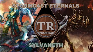 SPEARHEAD Sylvaneth vs Stormcast Eternals  Age of Sigmar 4th Edition Battle Report [upl. by Ydal]