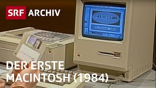 «Macintosh 128k» von Apple 1984  Test erster Macintosh  SRF Archiv [upl. by Tanner]