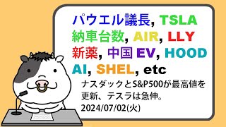 米国株への影響が考えられるニュースヘッドラインを聞き流し【20240702】 [upl. by Akeihsat]