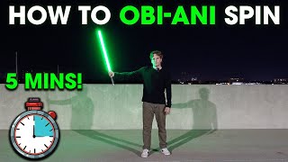 HOW TO ObiAni Spin Lightsaber Tutorial [upl. by Eentruok]