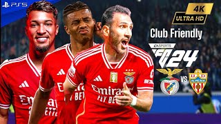 EA FC 24  SL Benfica vs UD Almeria  Preseason 2024 ft Cabral Barreiro Neres  PS5™ 4K60 [upl. by Perl83]