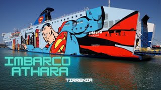 Imbarco Athara  Tirrenia  4K  ITA [upl. by Rockel]