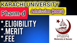 Karachi University pharmd admission 2025karachi university pharm d department [upl. by Iddo]