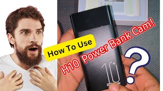 How To Use PowerBank WIFI Spy 4K Hidden Camera H10  LookCam Pro [upl. by Atirrehs]