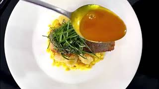 My style is salmon risotto and saffron sauce [upl. by Ylaek]