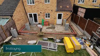 Home Extension 2021  Entire Build Time Lapse [upl. by Nehcterg]