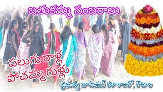 పలుగు రాళ్ల పోచమ్మ గుళ్లుGJC Koutala [upl. by Assenyl]