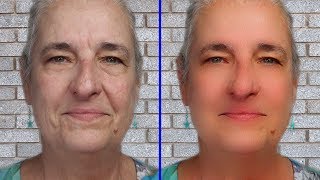 65 Year Old Tries Instant Wrinkle Cream for her Under Eye Bags [upl. by Atnauq]