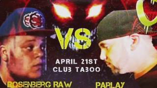 STEPRESENTSROSENBERG RAW VS PARLAY [upl. by Kaila]