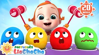 OvosSurpresa com Brinquedos  Compilação  LiaChaCha em Português  Música Infantil amp Canção [upl. by Margaret374]