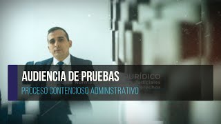 Audiencia de Pruebas  Proceso Contencioso Administrativo [upl. by Hiller]