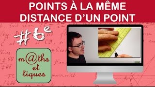 Construire un cercle point par point  Sixième [upl. by Milty]