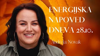 Energijska napoved dneva z Andrejo Novak  2810 2022 [upl. by Almita998]