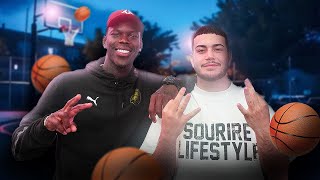 1 VS 1 BASKETBALL TURNIER mit DENNIS SCHRÖDER um 5000€ 🏀 [upl. by Ardnuat282]