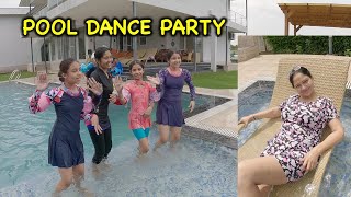 Pool Dance Party at Farm House 😍 [upl. by Anetsirk510]