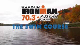 Ironman 70 3 Muskoka Swim Course [upl. by Ttehr302]