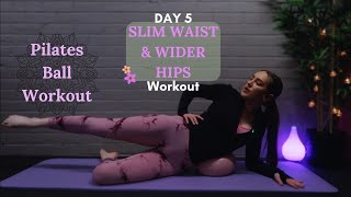 Do this Workout to get a SLIMMER WAIST and Wider Hips  Pilates Workout [upl. by Coucher]