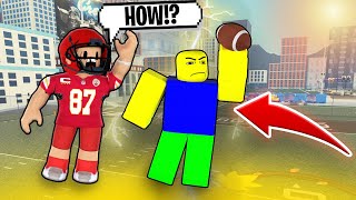 GOING UNDERCOVER AS A NOOB ON ULTIMATE FOOTBALL ROBLOX [upl. by Angelo]