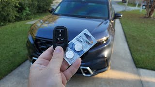 2023 Honda CRV Key Fob Battery Replacement [upl. by Murdocca562]