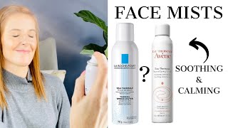 FACE MISTS  Avène Thermal Spring Water VS La Roche Posay Thermal Spring Water [upl. by Farlee]