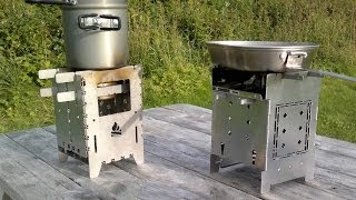 OutdoorKocher Bushbox XL vs Firebox mit Hintergrundmusik [upl. by Fawnia]