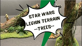 Forest Moon of Endor trees for Star Wars Legion [upl. by Eesak]