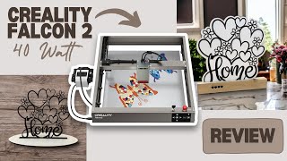 Creality Falcon 2 40 Watt Laser inkl kostenlose Dateien für Laser und Plotter  Freebie [upl. by Anerhs]