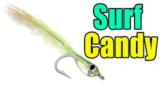 Surf Candy  Best Striped Bass Tuna Salmon Baitfish Streamer  Bob Popovics Fly Pattern [upl. by Anawat297]