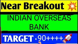 INDIAN OVERSEAS BANK SHARE LATEST NEWS TODAYIOB SHAREIOBSHARE TARGETIOB SHARE ANALYSIS [upl. by Naehs539]