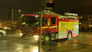 Merseyside Fire amp Rescue  Croxteth Responding Bonfire Night [upl. by Tomlinson]