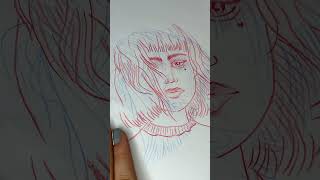 How to Draw an Amazing Anaglyph 3D  Two Faces in One Drawing with Pencil drawing 3d [upl. by Junieta]