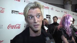 CONtv Insider CINEFashion Film Awards  Aaron Carter Interview [upl. by Veleda]