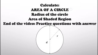 Area of a Circle [upl. by Entruoc644]