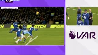 Erling Haaland penalty vs Chelsea went controversial chelsea manchestercity primierleague [upl. by Yendahc179]