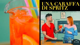 Come preparare una caraffa di Spritz laperitivo italiano  BARMAN  Claudio Peri Cucina da Uomini [upl. by Okier]