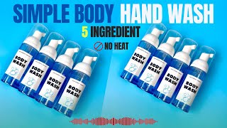 Simple Body Hand Wash Easy StepbyStep Tutorial [upl. by Castorina]