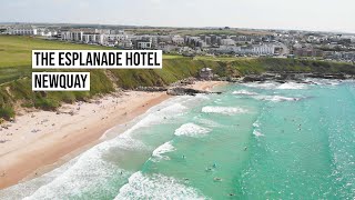 The Esplanade Hotel Newquay  Beachside Family Getaway [upl. by Denby445]