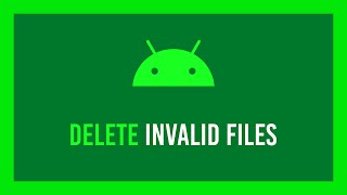 Android How to delete broken files  Cant delete 0 Byte files [upl. by Enilrac838]