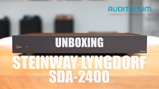 Unboxing Steinway Lyngdorf SDA 2400 [upl. by Mailli]